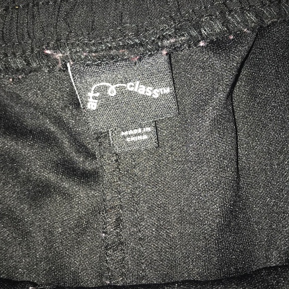 Black Fringe/lace Shorts - Picture 4 of 6